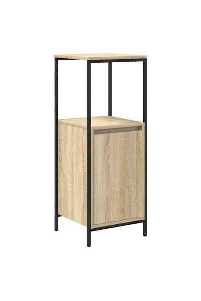 vidaxl Dulap de baie cu rafturi Stejar Sonoma 36x35x95 cm