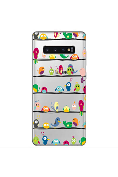 Other Samsung S10 Plus birds Transparent Silicone TPU Θήκη