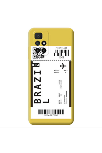 Other Xiaomi Redmi 10 2022 Brazil BRA Yellow Colored Silicone TPU Θήκη