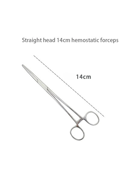 Choice 14cm-Straight Stainless Steel Hemostatic Forceps Vascular Forceps Surg...