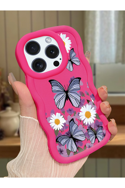 Hontinga iPhone 12 Pro Compatible Case with Camera Protector Red Silicone Cou...