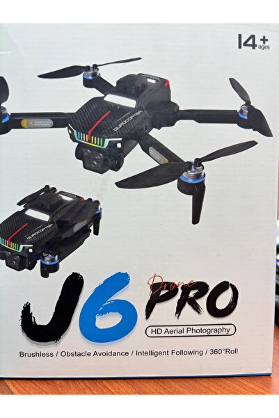 SP طائرة درون صغيرة اربع مراوح لون ابيض J6PRO