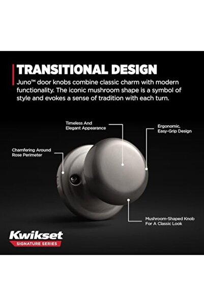 Yıldızan Terra Organik (Satin Nickel) - Juno - Dummy Knob in Satin Nickel Ter...