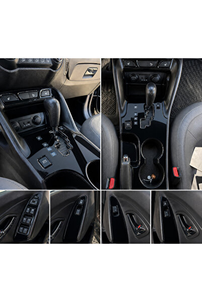 FD Damla Etiket Hyundai İx35 Full Set Piano Black Parlak Siyah Maun Kaplama