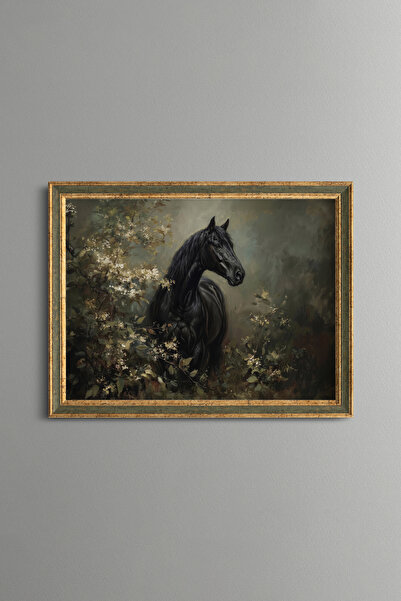 epiqart أسيل بلاك آت - إطار منقوش بتصميم عتيق - موديل نحيف