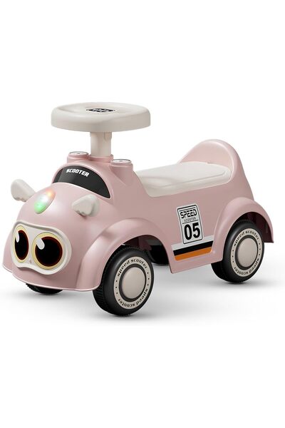 BAYBEE Buggy Ride-On Car for Kids 1-3 Years, Push Car with Smooth Wheels, Lig...