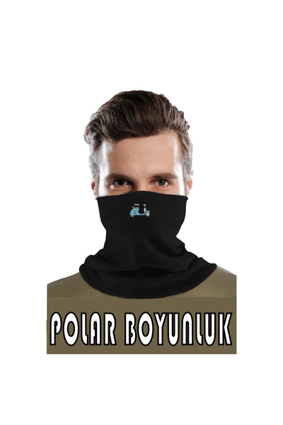 herotasarım Motor Printed Winter Ip Adjustable Fleece Neck Collar Bll429