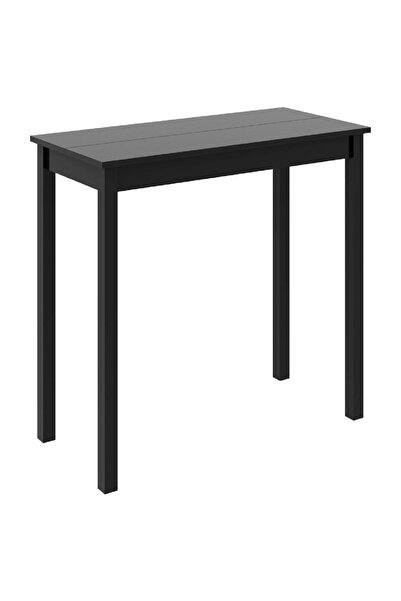 vidaxl MDF bar table, black, 115x55x107 cm