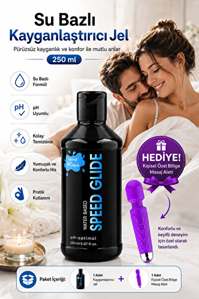 Kokteyl ♥️ ❤️ Su Bazlı Kayganlaştırıcı Jel 250 ml pH Uyumlu Uzun Süreli Konfor Kişisel Özel Bölge Masaj Aleti Vibratör Hediyeli