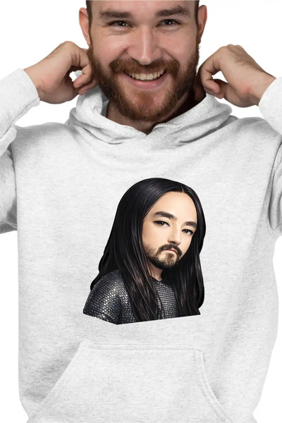 OEM Men's Hoodie Steve Aoki Anime Chibi Cartoon