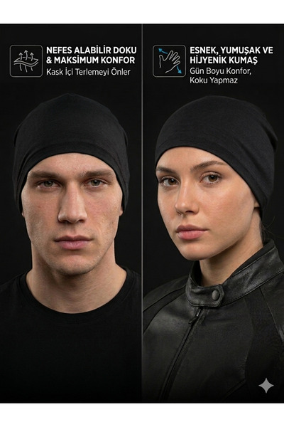 Pandamoto Kask Bonesi Balaklava Yazlık Kask Maskesi Kask Bere Motorcu Buff Ma...