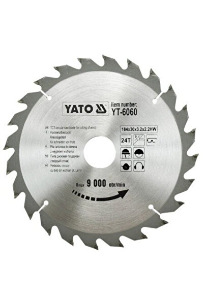 yato Disc vidia pentru lemn 184 mm, YT-6060, 24 dinti