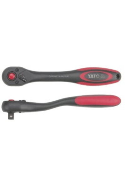 yato Clichet cu maner curbat reversibil , T72, 1/4", 144 mm