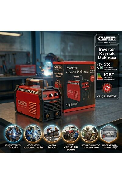 İnverter Star Profesyonel 250 Amper Bakır Sargı Dijital Göstergeli Inverter Ç...