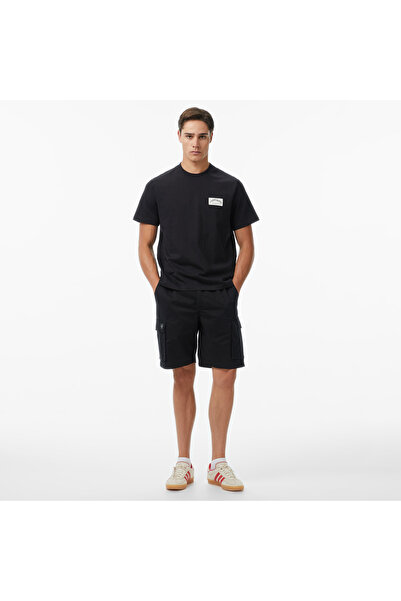 Calvin Klein Straight Comfort Cotton Cargo Erkek Siyah Şort