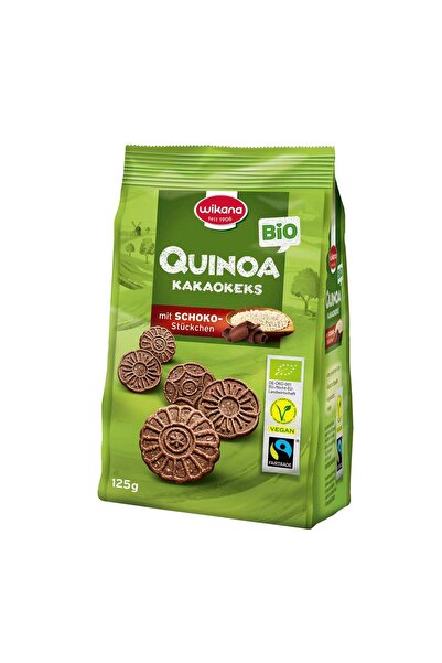 Wikana Biscuiți Bio cu Cacao și Quinoa 125 g