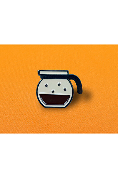 SKYPINZ Brooch - Pot Head Coffee - Method of Attachment - Pin
