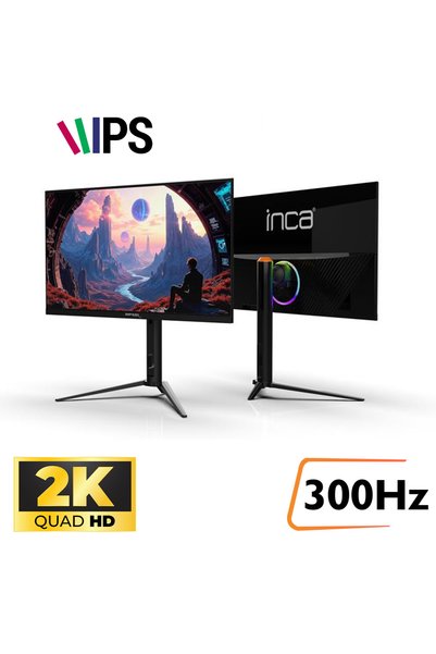 Universal Inca 27" Ips Ilm-272Kxg 0.5Ms 300Hz Hdmi-Dp Pivot Gaming Monitor 25...