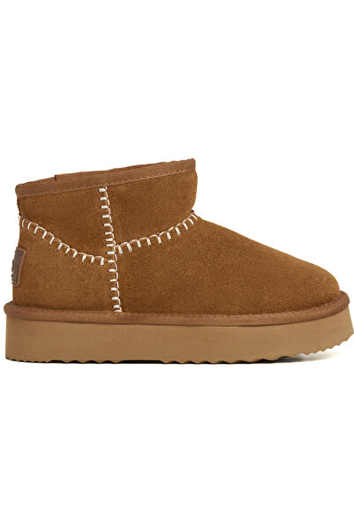 Pepe Jeans δερμάτινο κάμελ Australian boot PLS500004