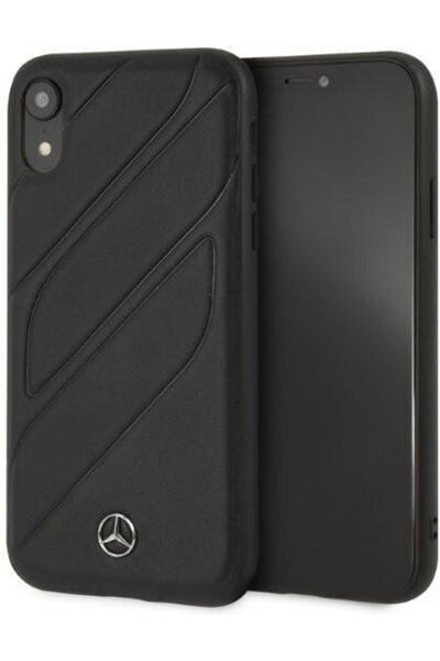 Mercedes Benz Carcasă spate neagră Mercedes-Benz (iPhone XR) Cod: MEHCI61THLBK