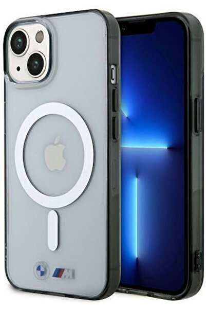 OEM Silver Ring Magsafe Back Cover Plastic Transparent (iPhone 14) Code: BMHM...