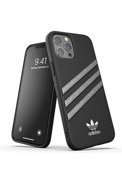 adidas Προσαρμοσμένη Πίσω Θήκη Σιλικόνης Μαύρο Γκλίτερ (iPhone 12 Pro Max) Κω...