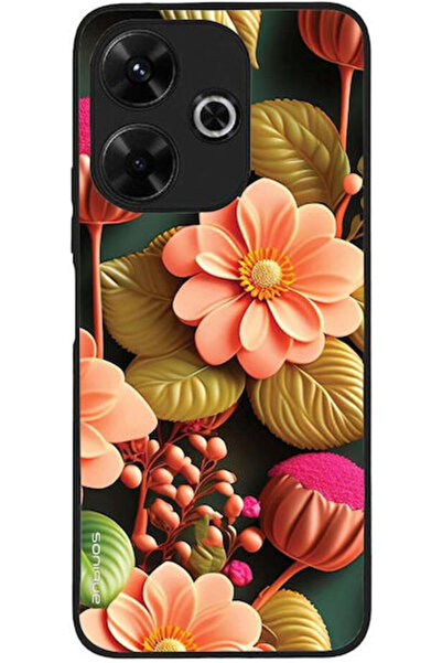 Other Θήκη Sonique Σειράς 3D Λουλουδιών για Xiaomi Redmi 13 4G Poco M6 4G Σολομί