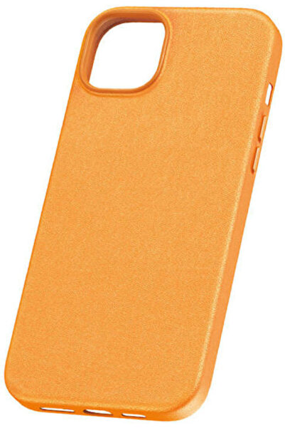 Baseus Σειρά Fauxther Πίσω Κάλυμμα Σιλικόνης Πορτοκαλί (iPhone 15 Plus) Κωδικ...