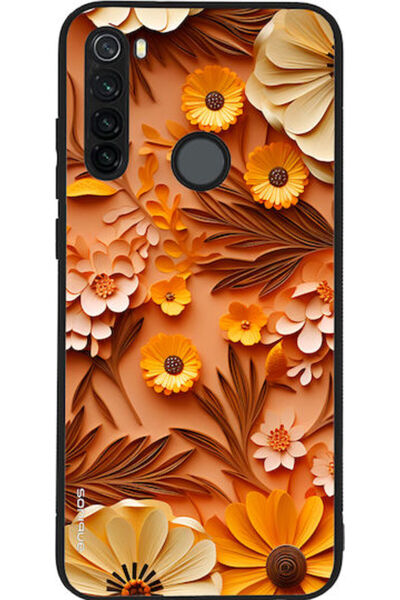 Other Θήκη Sonique Σειράς 3D Λουλουδιών για Xiaomi Redmi Note 8T Πορτοκαλί