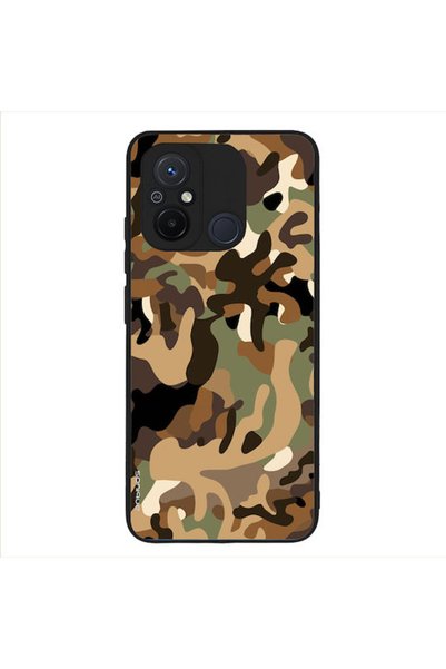 Other Sonique Θήκη Σειράς Στρατιωτικού Καμουφλάζ για Xiaomi Redmi 12c Καφέ 01