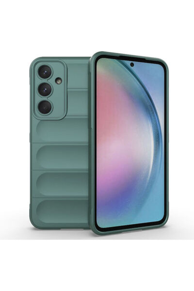 Techsuit Shield Back Cover Silicone Green (Galaxy A55)