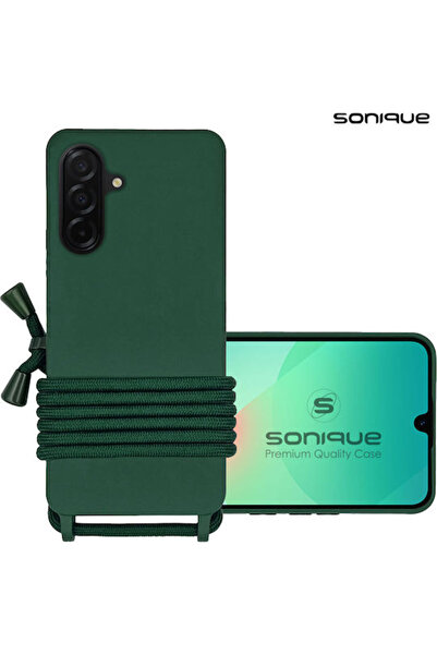 Other Θήκη σιλικόνης με κορδόνι μεταφοράς Sonique Samsung Galaxy A36 5G Σκούρ...