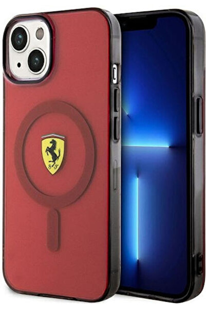 Ferrari Πίσω Κάλυμμα Σιλικόνης Κόκκινο (iPhone 14)