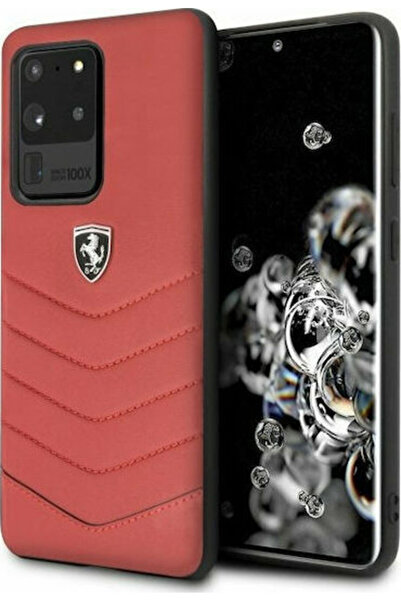 Ferrari Heritage Δερμάτινη Κόκκινη Θήκη Πλάτης (Galaxy S20 Ultra) Κωδικός: FE...