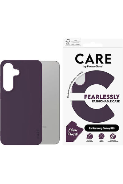 Panzer Glass PanzerGlass Fashion Πίσω Κάλυμμα Σιλικόνης Μωβ (Galaxy S25) CRRF...