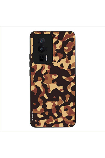 Other Θήκη Sonique Σειρά Στρατιωτικού Καμουφλάζ για Xiaomi Poco F5 Pro 5G Καφ...