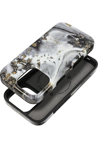 Forcell F-protect Mirage Πίσω Κάλυμμα Σιλικόνης Ασημί (iPhone 15)
