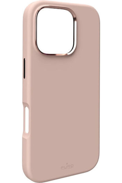 Puro Icon Mag Pro Πίσω Θήκη Σιλικόνης Μπεζ (iPhone 16 Pro)