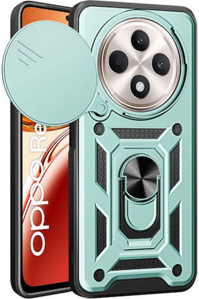 Techsuit Camshield Πίσω Κάλυμμα Πλαστικό / Σιλικόνη Πράσινο (Oppo Reno12 F, O...