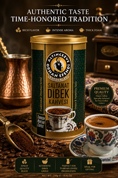 Altıncezve Orhan Efendi Saltanat Dibek Kahvesi 250g – Cafea Turcească Dibek