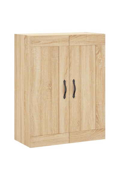 vidaxl Dulap TV pe perete stejar sonoma, 69,5x34x90 cm, lemn prelucrat