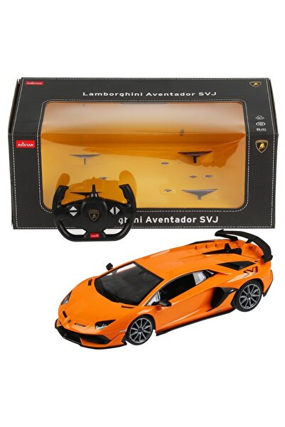 Rastar Masina cu telecomanda Aventador SVJ, portocalie, 1:14, 34.4x16.3x12.9cm