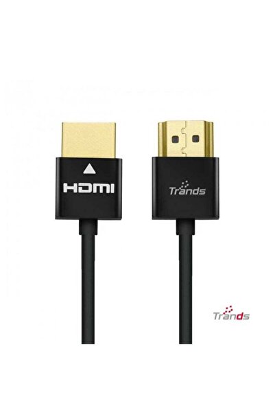 trands Ultra-Slim HDMI 2.0 Male to Male Cable (4K UHD, 60Hz, 3D, ARC, 24K Gol...
