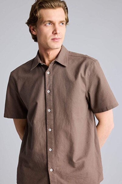 DeFacto 100% Cotton Basic Shirt D8613Ax26Sm
