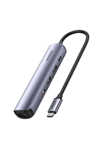 Ugreen Hub Usb-C Adapter To Hdmi Usb Rj45 For Macbook Laptop Phone