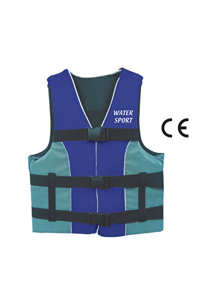 SomayStore Mavi Spor Can Yeleği (Yüzme Yardımcısı) XXL Beden 100N 85+ KG / Gö...