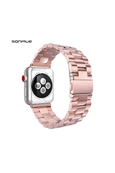 Other Λουράκι Sonique από Ανοξείδωτο Ατσάλι Ροζ Χρυσό (Apple Watch 44/45/46mm...