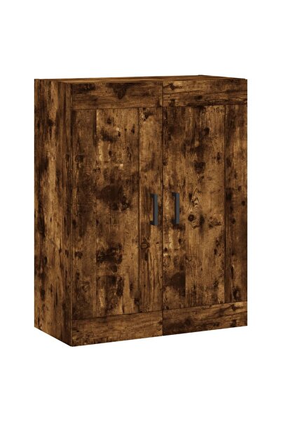 vidaxl Dulap pe perete, stejar afumat, 69,5x34x90 cm, lemn prelucrat