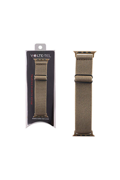 Other Volte-Tel Υφασμάτινο Λουράκι Χακί (Apple Watch 42/44/45mm)