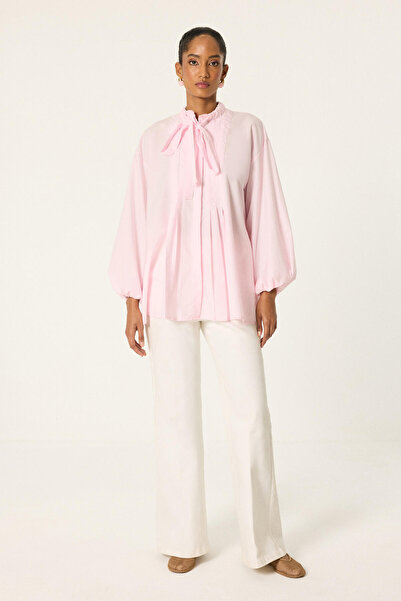 Touché Privé Front Pleated Poplin Shirt